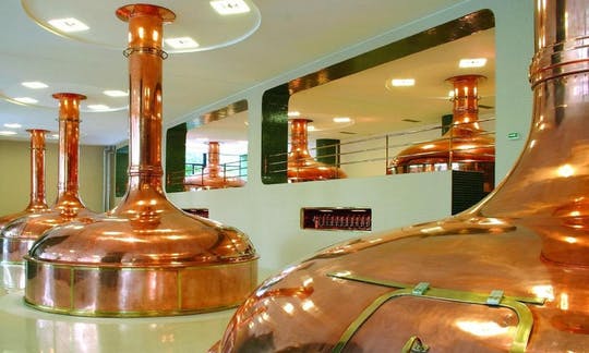 Excursión a la fábrica de cristal de Nizbor y a la cervecería Pilsner Urquell desde Praga