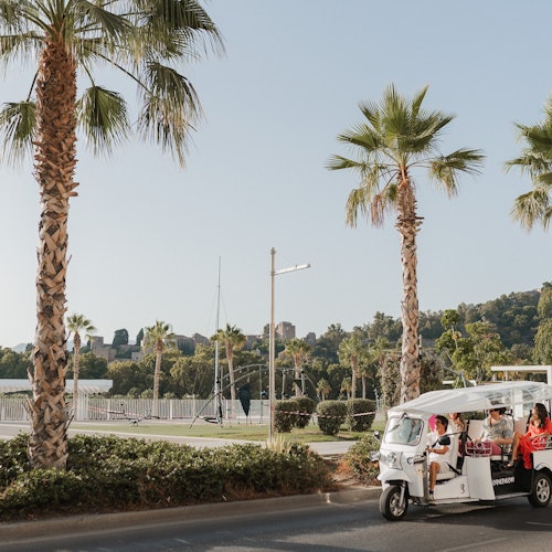 Málaga: Tour de 1 hora en Tuk Tuk Eléctrico Privado
