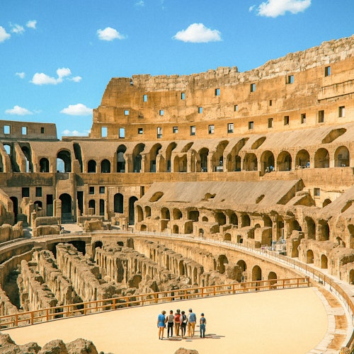 Suelo de la Arena del Coliseo y Foro Romano + Audioguía