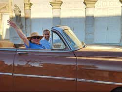 Sesión de fotos en coche clásico