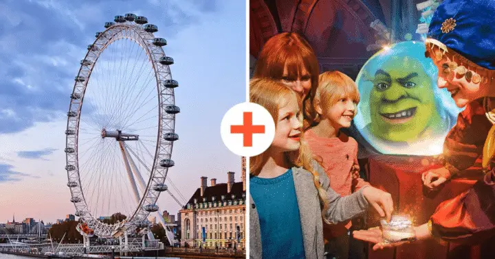 DreamWorks Shrek's Adventure and London Eye: Combo Ticket