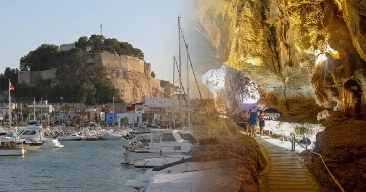 Valencia: excursión de 1 día a la playa de Dénia, el casco antiguo y la cueva de las Calaveras
