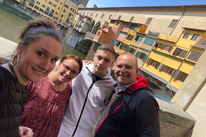 Recorrido privado a pie por Florencia + Basílica de la Santa Croce