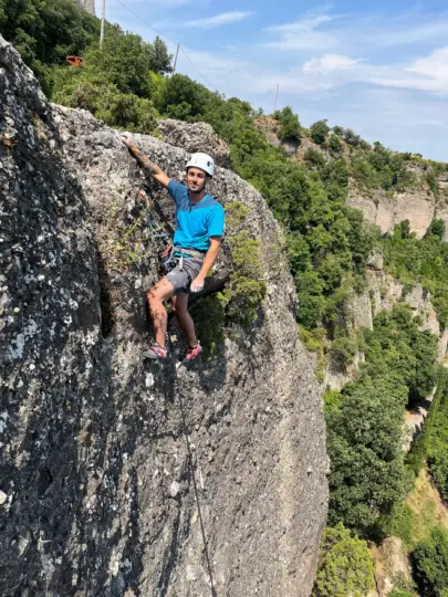 Montserrat: Climbing Baptism near Barcelona
