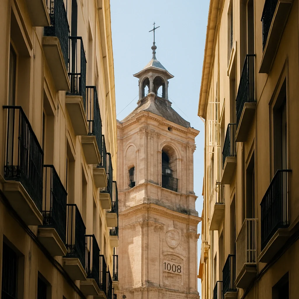 Iglesia de San Saturnino entre edificios