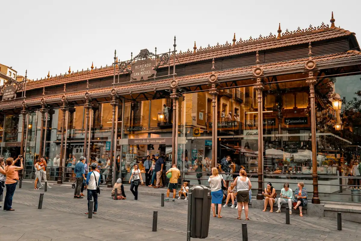 Mercado de San Miguel, ciudad de Madrid, España